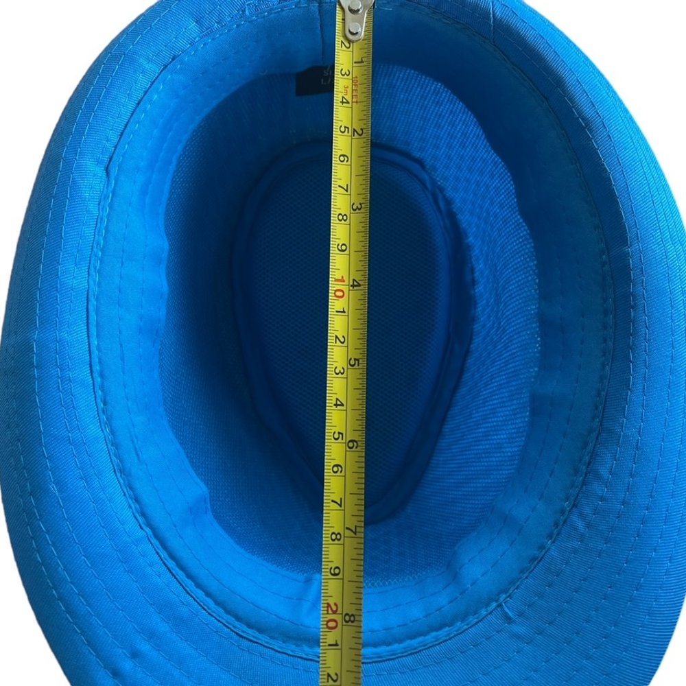 Black Horn Cowboy Hat Blue/teal One Size New with Tag - Picture 11 of 12